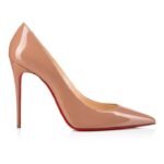 Louboutin Kate Escarpins - Cuir de veau verni - Blush