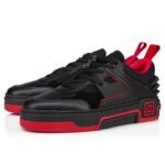 Louboutin Astroloubi Sneakers - Cuir de veau, suède et cuir nappa - Black