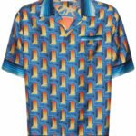 CASABLANCA L'arche De Nuit Silk Twill Shirt