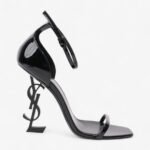 YSL high heels all black