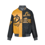 LV Bomber aviateur en cuir et toile