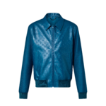 LV Monogram Embossed Leather And Wool Blouson