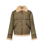 LV Bomber en shearling