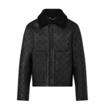 LV Shearling Embossed Monogram Jacket