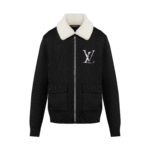 LV Wool Blouson With Shearling Collar