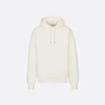 Oblique Hoodie Dior milky white