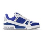 LV trainer sneakers blue/purple