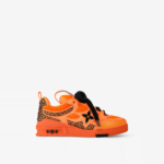 LV skate sneaker Orange & black