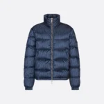 Oblique jacket Dior puffer Blue