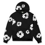 Denim Tears cotton wreath black hoodie