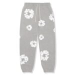 Denim Tears cotton wreath grey pants