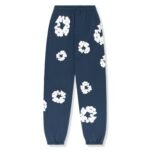 Denim Tears cotton wreath navy pants