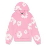 Denim Tears cotton wreath pink hoodie