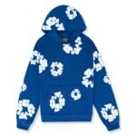 Denim Tears cotton wreath royal blue hoodie