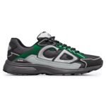 B30 mesh deep green & black sneakers