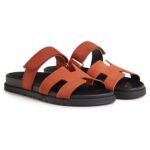 Chypre leathe calfskin brown sandal