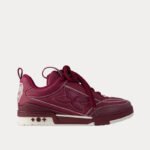 LV skate sneaker Burgundy low