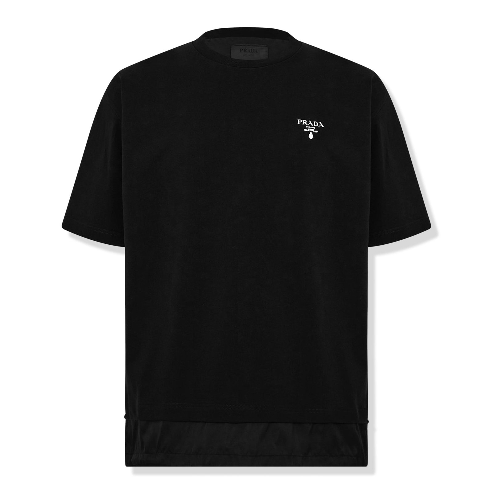 T-shirt logo re-nylon jersey black