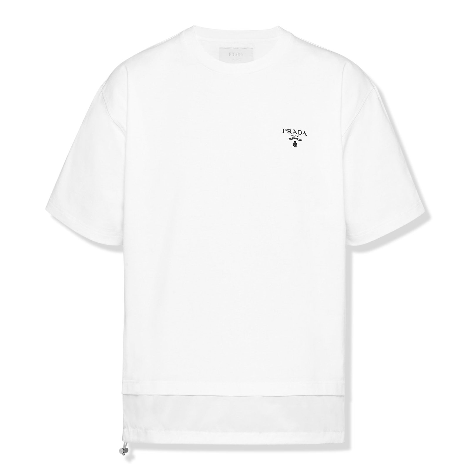 T-shirt logo re-nylon jersey white