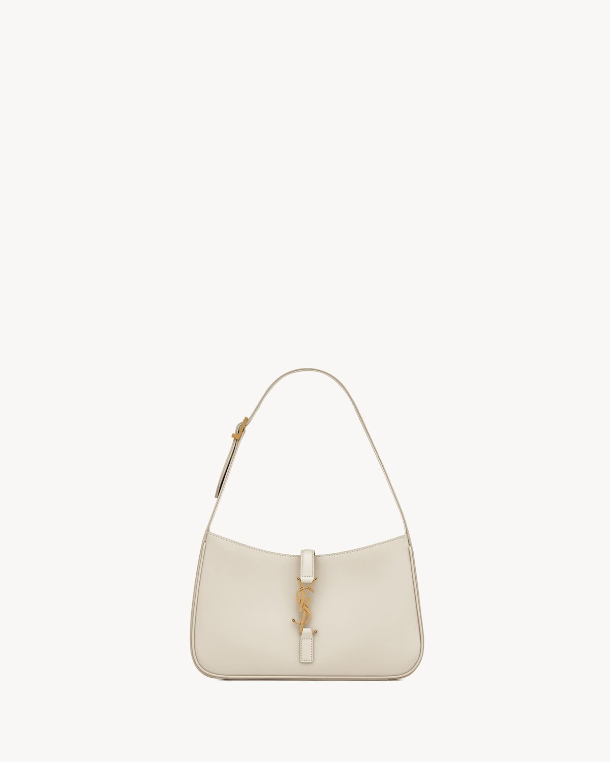 LE 5 À 7 in smooth leather bag - white