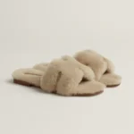 Sandales Oran Fluffy beige