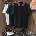 GG polo zipper red & green details