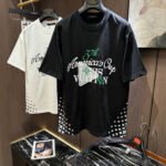 LV T-shirt Green & White details