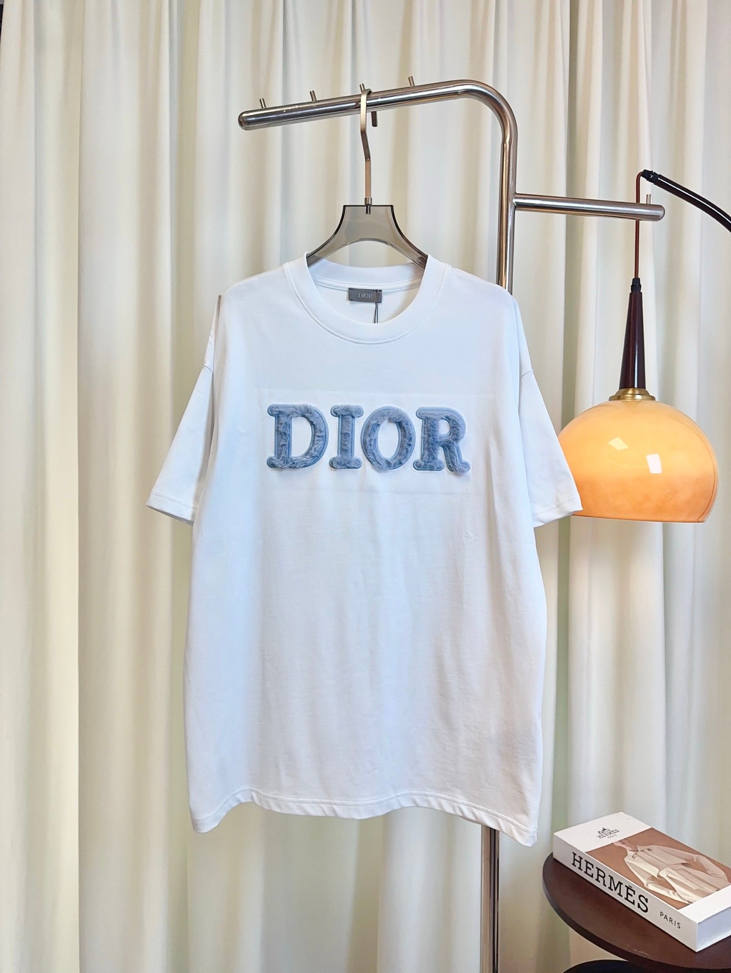 T-shirt CD motif Blue Logo